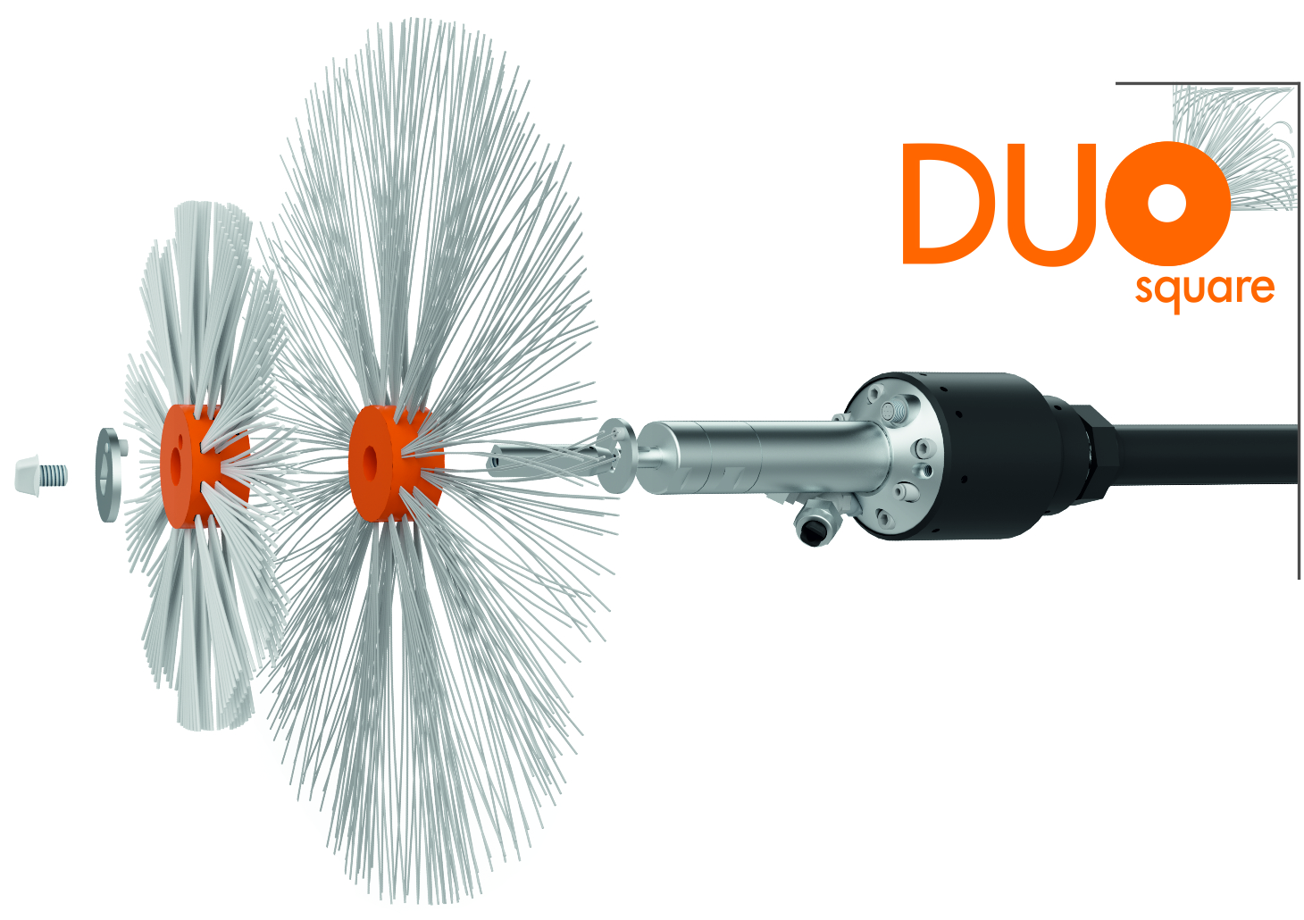 cepillos para limpieza de conducto cuadrado