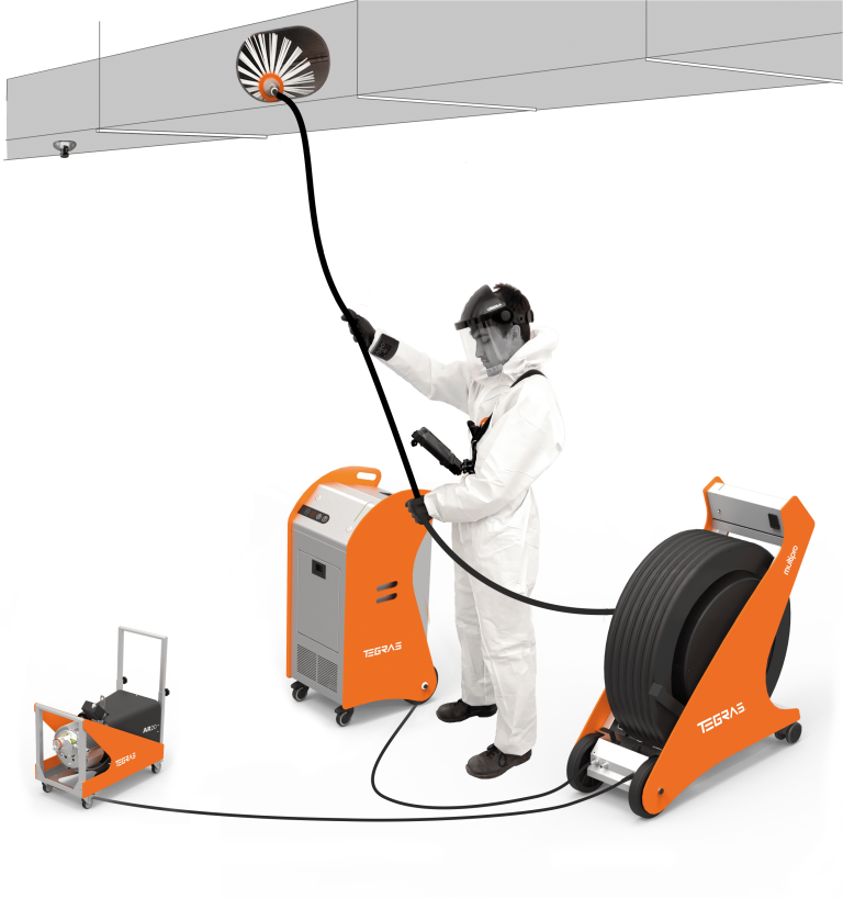 Equipo avanzado de limpieza de conductos de extracción